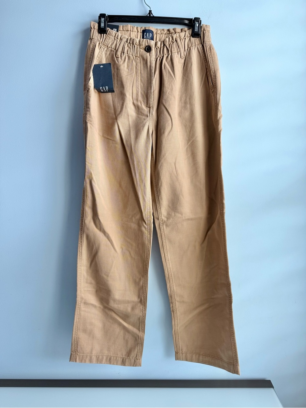 Gap Women's Dark Cream Easy Twill Pants Size XS